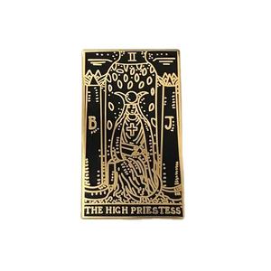 Diseño libre Venta caliente Tarot los amantes Ángel Adán y Eva oro Metal buena calidad broche personalizado suave duro esmalte pines insignia - Product Image 6