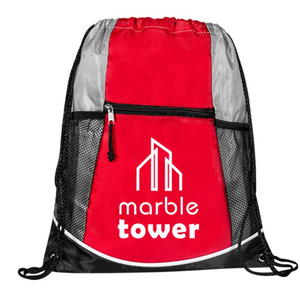 Promotional Gifts Double Take Drawstring Bag Drawstring Pack Drawstring Backpack Draw String Sport Gym Bag