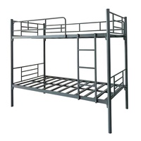 Lit superposé moderne en acier avec cadre métallique polyvalent pour meubles de chambre à coucher portables pour maison, hôtel, appartement