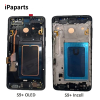 Pantalla Táctil LCD OLED para Teléfono Móvil S9 Incell con Marco, 1 Año de Garantía para S9 Plus, Reparación de Pantalla de Teléfono Rota