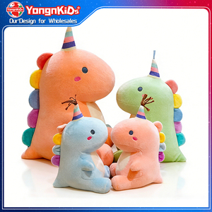 Wholesale Custom LOGO Children Kids Candy Color <strong>Unicorn</strong> Dinosaur Doll Sleeping Pillow Plush Cute Animal Doll <strong>for</strong> <strong>Girl</strong> <strong>Gift</strong> - Product Image 1
