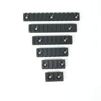 Support de lunette tactique en aluminium avec écrous et vis pour 3/5/7/9/11/13 emplacements, et ensembles de passants de sangle - Accessoire