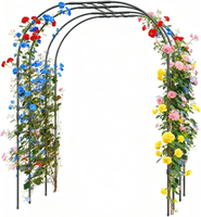 Arcos Modernos y Minimalistas para Exteriores, Arcos de Hierro para Jardín o Patio, para Bodas