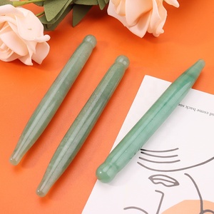 Cristal de Cuarzo Rosa Natural, Piedra Original, Masajeador de Ojos Mineral, Bolígrafo de Acupresión, Varita de Masaje para la Salud, Belleza y Curación - Product Image 3