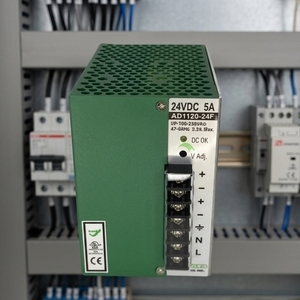 ราง DIN 120W ระบบอัตโนมัติสำหรับอุตสาหกรรม24V สำหรับติดตั้งราง DIN 100-240VAC กว้าง - Product Image 1