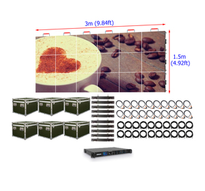 Pantalla LED P2.5 para Eventos en Interiores, Panel de Video LED Delgado de 3m x 1.5mm, Ligero, Pantalla LED de 2.5mm, Fondo de Escenario, Pared LED - Product Image 3