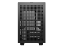 DeepCool CH160 PLUS Black Portable MATX PC Case,Tempered Glass Side Panel,Mesh Airflow Panel,Support 240mm AIO Cooler