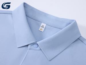 Camisas de <span class=keywords><strong>polo</strong></span> Rojas ajustadas para hombre, camisas deportivas lisas con estampado personalizado de secado rápido, tela de punto transpirable de longitud corta ODM - Product Image 2