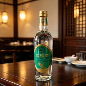 <span class=keywords><strong>Baijiu</strong></span> de sorgho <span class=keywords><strong>chinois</strong></span> 54% vol. 500ml Kao Liang Chiew, liqueur distillée traditionnelle en bouteille de verre pour dîner - Product Image 2