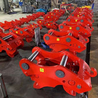 Attache rapide hydraulique pour excavatrice de 1,5 à 40 tonnes, coupleur monobloc robuste avec double verrouillage de sécurité pour la construction