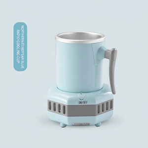 Mini taza refrigerante portátil, taza de enfriamiento rápido para cerveza, taza de refrigeración para dormitorio, taza eléctrica para bebidas frías - Product Image 4