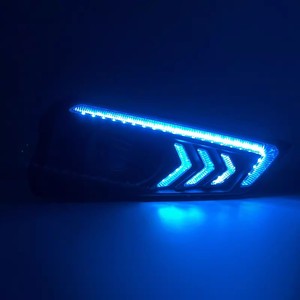 TYPY Nuevo Juego de 2 Luces LED DRL de 12V para Coche City 2015-2019, Parachoques Delantero, Luz Diurna Blanca y Azul, Intermitente Ámbar - Product Image 3