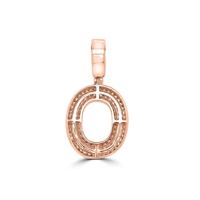 Colgante de Oro de 14k con Diamantes Incrustados, Letra O Inicial, para Collar, Estilo Universitario, Hip-Hop, a un Precio Razonable
