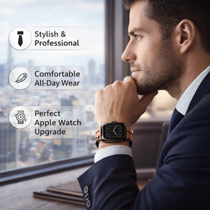 Cinturini di Lusso per Uomo 40mm 41mm 42mm 45mm 49mm per <span class=keywords><strong>Apple</strong></span> <span class=keywords><strong>Watch</strong></span> <span class=keywords><strong>Ultra</strong></span> 8 7 6 5 4 3 2 1, <span class=keywords><strong>Cinturino</strong></span> in <span class=keywords><strong>Pelle</strong></span> per Orologi - Product Image 3