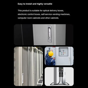 Industrial Zinc Alloy Swing Handle <strong>Latch</strong> for Cabinet <strong>Doors</strong> HJ Lockers IOT Control <strong>Panel</strong> Locks <strong>Electrical</strong> Cabinet Lock Cylinders - Product Image 6