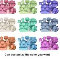 Vichi Nouveau Kit de Vaisselle pour Bébé : Assiette à Ventouse en Silicone, Bavoir Imperméable, Bol, Tasse, Cuillère, Fourchette et Tapis de Repas