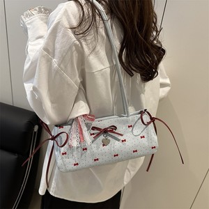 Bolso de Hombro Individual para Mujer, de Tela Burbuja Dulce y Fresca, con Lazo Elegante, Estilo Minimalista, Moda 2026, Gran Venta - Product Image 3