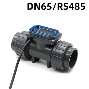 High Accurate DN65 Fluid <b>Flow</b> Measuring Display Variable Area <b>Water</b> <b>Flow</b> <b>Meter</b> Flange Output PVC Material 80-1980L/min OEM - Product Image 2