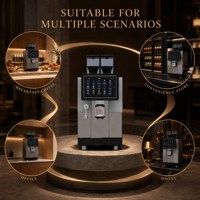 Machine à café compacte du grain à la tasse S900, 34 cm de large, empreinte de place réduite, idéale pour les petits comptoirs de café
