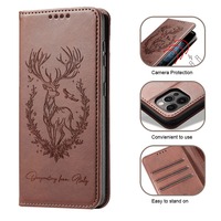 Étui portefeuille en cuir de luxe magnétique avec porte-cartes pour iPhone 17 Pro Max 16 15 14 13 12 11 Pro