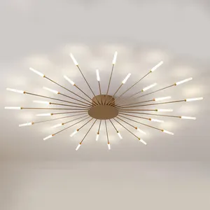 Vendita diretta in fabbrica lampadario a Led di lusso nordico plafoniera moderna illuminazione a sospensione di design