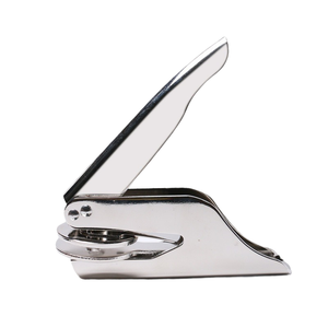 <span class=keywords><strong>Pince</strong></span> à embosser personnelle pour décoration métal/<span class=keywords><strong>papier</strong></span>/cuir 115 x 25 x 70 mm – Tampon d'impression de logo personnalisé pour bureau - Product Image 1