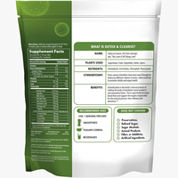 Poudre Détox Quotidienne OEM : Superaliments Antioxydants avec Chlorophylle, Phycocyanine et Électrolytes