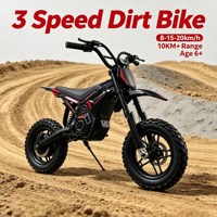 Moto tout-terrain électrique pour enfants en gros, 36V 350W/500W, avec pneus gonflables de 14 pouces et double suspension, idéale pour le marché des cadeaux