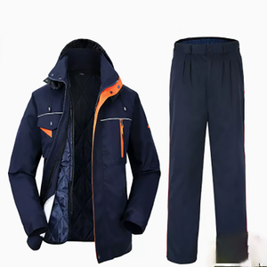 Repairman Working Clothes for Men <strong>Hi</strong> <strong>Vis</strong> Workwear Jacket and Pants Protective Clothing - Product Image 2