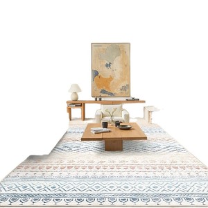 Alfombra de Salón para el Hogar, de Gran Tamaño, de Cachemira Persa, Geométrica Abstracta, Resistente a la Suciedad, Antideslizante, para el Dormitorio - Product Image 5