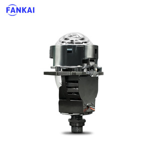FANKAI ไฟหน้า LED 3 นิ้ว 12V 60W H4 เลนส์แบบลำแสงคู่ ใช้ได้กับรถยนต์ทั่วไป สำหรับการดัดแปลงและอัปเกรด - Product Image 1