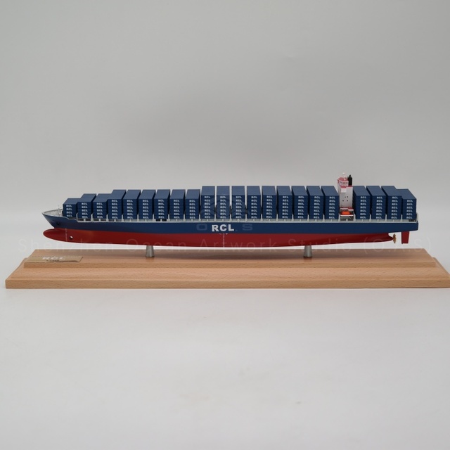 Customized 35cm RCL Container Ship Model High Detail Vessel with Premium Metal and ABS Construction