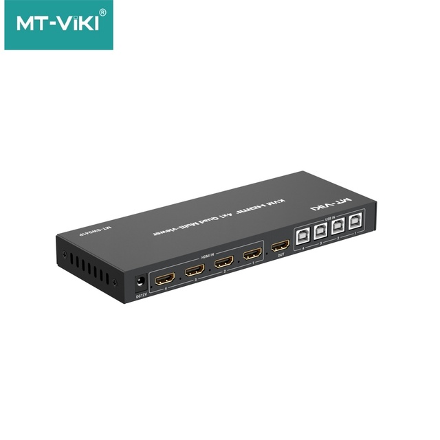 Spliter 4X1 Hd 1080P 4K Ultra Hd 4-Port Video Splitter 60Hz Splitter 4 in 1 Out Usb1.1 Video Splitter