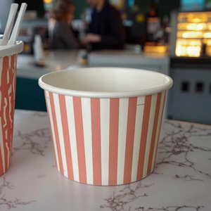 High Quality 10oz Single Wall Disposable Paper Cup with Eco-Friendly Lid Customizable Logo Factory Wholesale