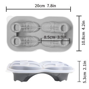 รองเท้าบาสเก็ตบอลรูปร่างถา<span class=keywords><strong>ด</strong></span>น้ําแข็งซิลิโคนทรงกลมลูกบอลน้ําแข็งแม่พิมพ์สําหรับวันเกม, วิสกี้, ค็อกเทล - Product Image 5