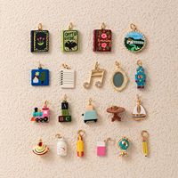 YIMEILI & Vintage Pendentifs 3D pour enfants, breloques DIY pour papeterie, livre magique, crayon, jouet, biberon