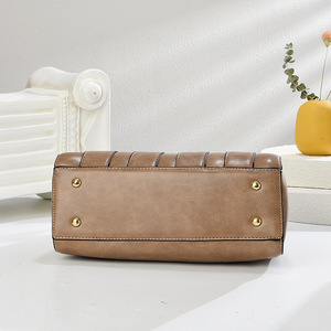 Nouveaux sacs à bandoulière pour femmes en cuir PU de luxe vintage à motif de bonbons avec fermeture à glissière, grande capacité, ensemble avec bandoulière amovible - Product Image 5