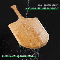 Accessoires professionnels pour four : pelle à pizza et planche à découper en bois avec poignée, essentiels de cuisine, planche de service pour charcuterie