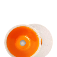 Roue polie en laine 4 pouces polissage miroir Surface Fine laine feutre disque polissage métal