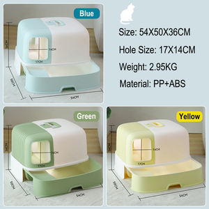 Fabrikpreis Hoopet Umweltfreundliche Haustier-Neuheit Katzentoilette Umweltfreundlich Haltende Streu-<span class=keywords><strong>Box</strong></span> - Product Image 2