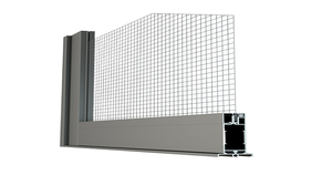 Porte moustiquaire coulissante double rail en maille diamantée série Premium Astral Ultra 128 en acier inoxydable 304 pour la ventilation domestique - Product Image 5