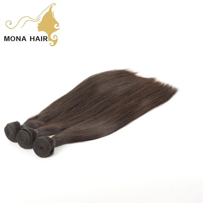 Dropshipping mona hair supplier fasci di capelli morbidi per capelli umani vergini al 100%