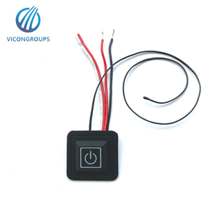 Quần Áo Sưởi Ấm 3 Cấp Nút Điều Khiển Silicone Công Tắc Nút Đôi Điều Khiển 3.7V-24V Cho Các Sản Phẩm Điện - Product Image 3