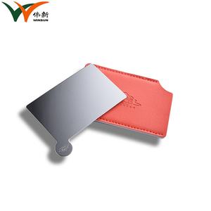 Unbreakable Stainless Steel Small <b>Rectangle</b> Compact Pocket Tiny Wallet <b>Mirror</b> for Purse Handbag - Product Image 4