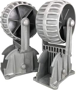 Hot Sale Marine Flip-up Retreckable <strong>Dinghy</strong> <strong>Wheels</strong> Pair Nylon Inflatable Boat Launching <strong>Wheels</strong> - Product Image 1