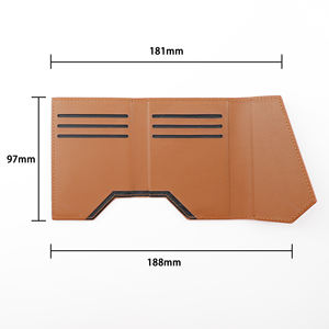 Cartera Magnética Plegable de Microfibra para Tarjetas de Crédito, Soporte de Bolsillo para Ver Contenido sin Usar las Manos, Compatible con iPhone 17 16 15 14 13 Pro Max - Product Image 3