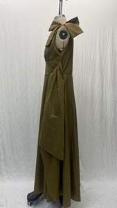 <span class=keywords><strong>Abito</strong></span> da sera Modulare alla coscia con maniche a campana <span class=keywords><strong>monospalla</strong></span> <span class=keywords><strong>verde</strong></span> oliva nuovo <span class=keywords><strong>abito</strong></span> elegante alla moda vestito ampio - Product Image 6