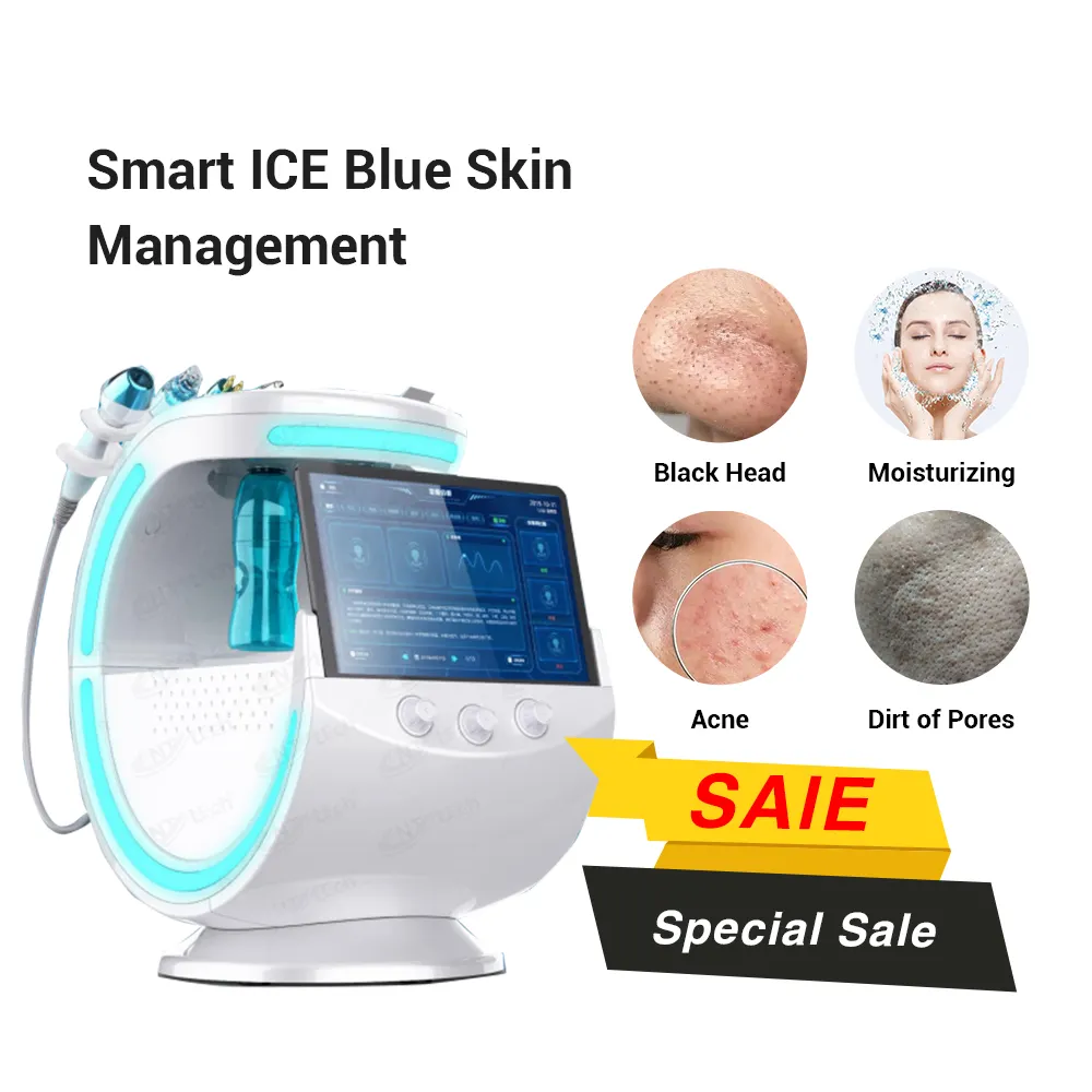 2022 New jet peel hydra skin facial microdermabrasion smart ice blue skin machine