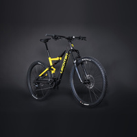Vélo électrique tout-terrain léger Enduro E-MTB avec cadre en carbone 29 pouces, suspension intégrale et moteur central Bafang M820