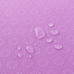 Matras Yoga latihan Label pribadi, antiair, portabel, satu warna - Product Image 6